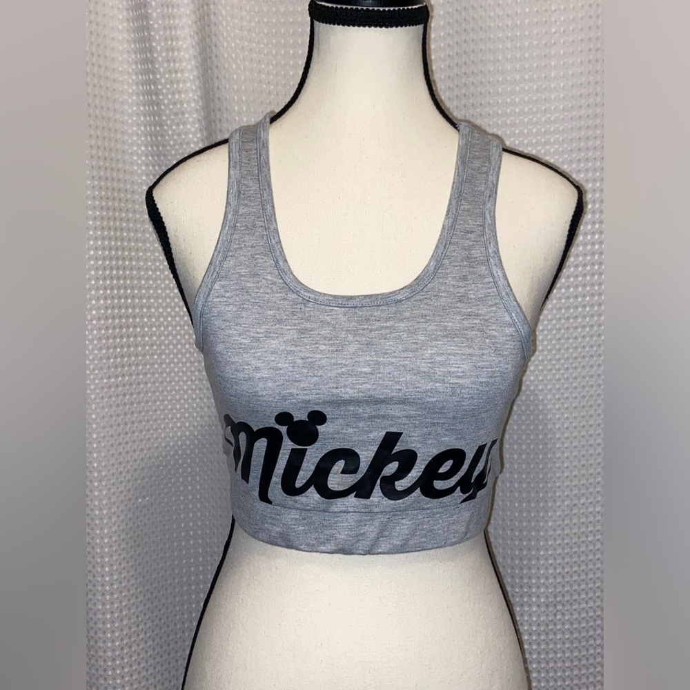 DISNEY MICKEY MOUSE racer back crop Top size small